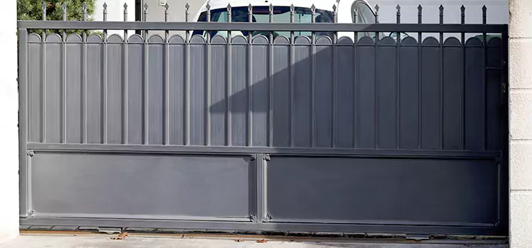 Metal Driveway Gate Installation Jeffersonville